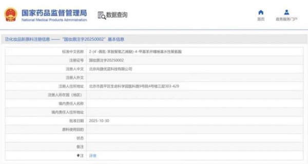 1号配资 全国首个！昌平在化妆品原料领域迎来重大突破